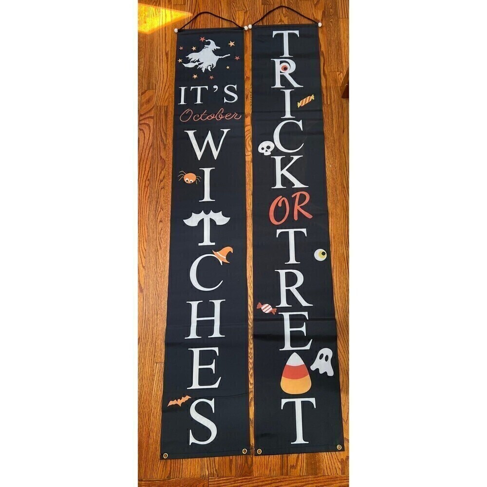 New Halloween Outdoor Indoor Decor, Door, Porch